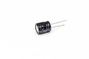 Wholesale 105C Wide Temperature Radial Electrolytic Capacitor Supper Miniature 6.3x7mm from china suppliers