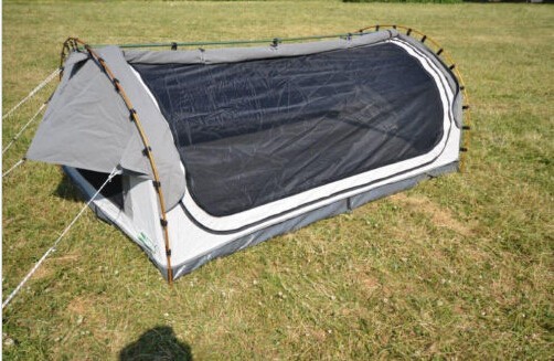 Wholesale Fire Prevention 2 Person Swag Tent , Canvas Camping Swag Tent Sun Shelter from china suppliers