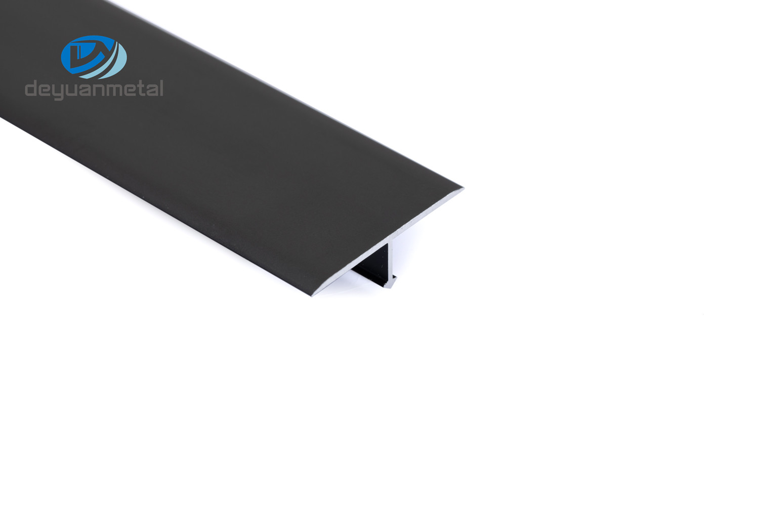 Wholesale Kitchen Cabinet Aluminum T Profiles 7.5mm Height Oem Available Black Color For Floor Decoration from china suppliers