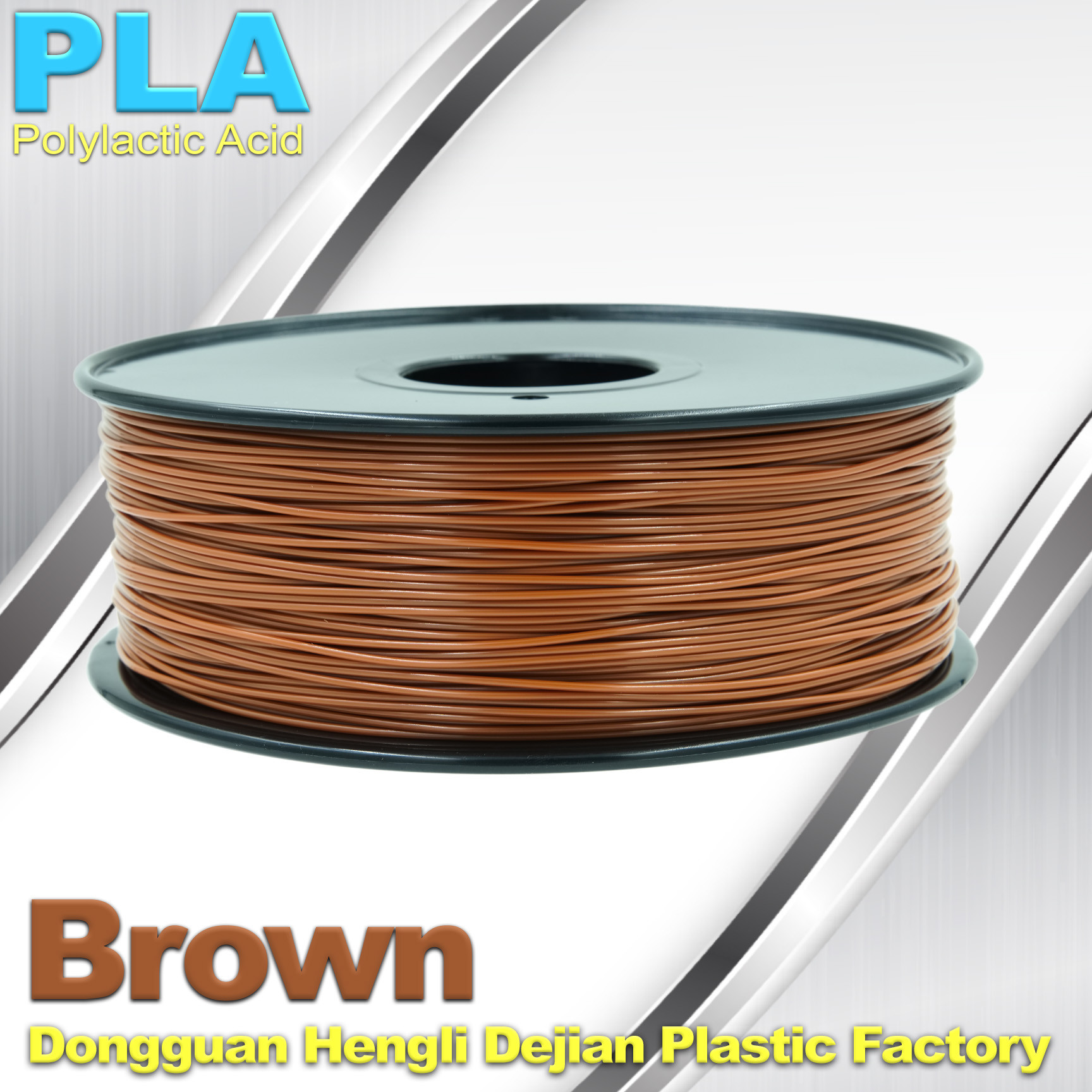 Wholesale Brown PLA Filament 3D Printer Materials 1kg / spool from china suppliers