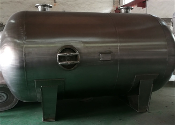Wholesale Industrial Horizontal Air Receiver Tanks , Refillable Compressed Air Storage Tank from china suppliers
