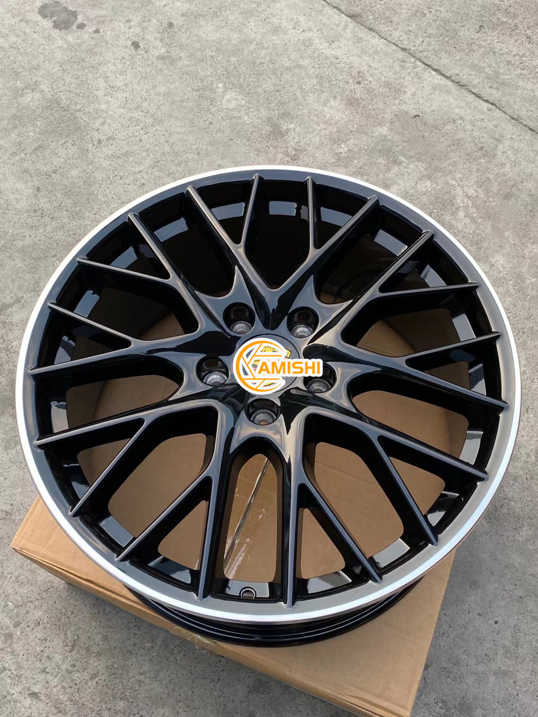 Wholesale Cast Alloy 5x130 ET71 21 Inch Black Rims For Porsche Panamera from china suppliers