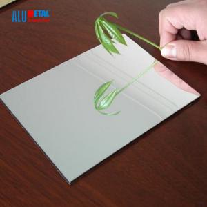 Wholesale B1 Fireproof Mirror Aluminum Composite Panel Sheet 0.5mm Thick HDPE Core from china suppliers