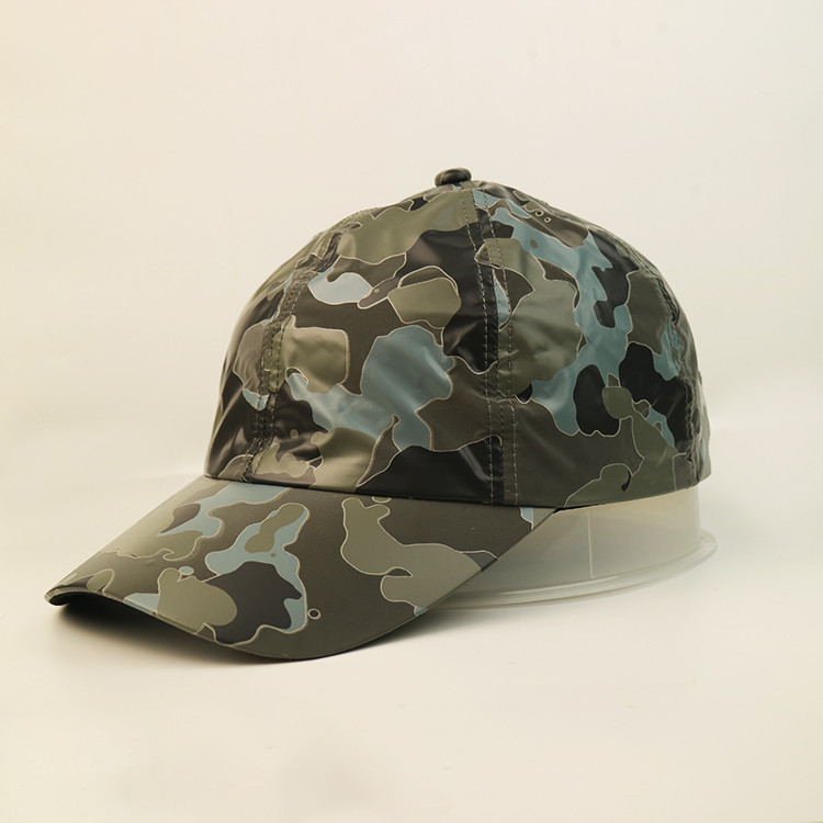 Wholesale Male 5 Panel Baseball Cap Cotton Adjustable Low Profile Camouflage Unconstructed Dad Hat from china suppliers