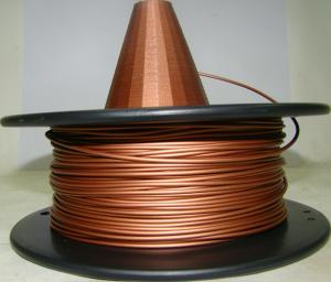 Wholesale Metal Copper Filament 1.75 3.0mm Metal 3d Printing Filament Natural Copper Filament from china suppliers