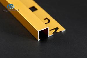 Wholesale Anodized Aluminium Edge Trim Profiles With Hole Punched 0.7-2mm Thickness from china suppliers