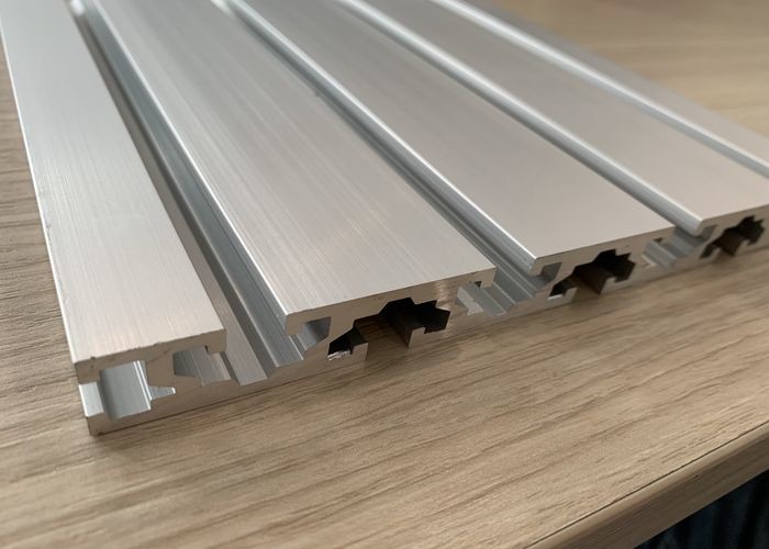 Wholesale 6063 T5 T Slot Aluminum Extrusion Profiles Silver Anodized 6000 Series from china suppliers