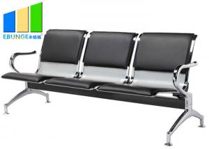Wholesale Commercial Steel Bench 3-Seater Airport Leather Waiting Chairs from china suppliers