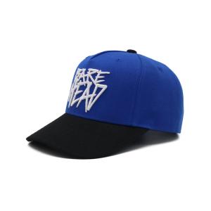 Wholesale 3D Embroidered Letter 5 Panel Baseball Cap Blue Single Plastic Buckle from china suppliers