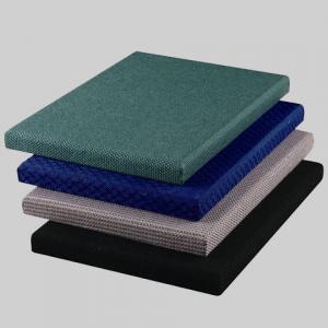 Wholesale Green / Blue Acoustic Fabric Panels for Auditorium Decorative 25mm Thickness from china suppliers