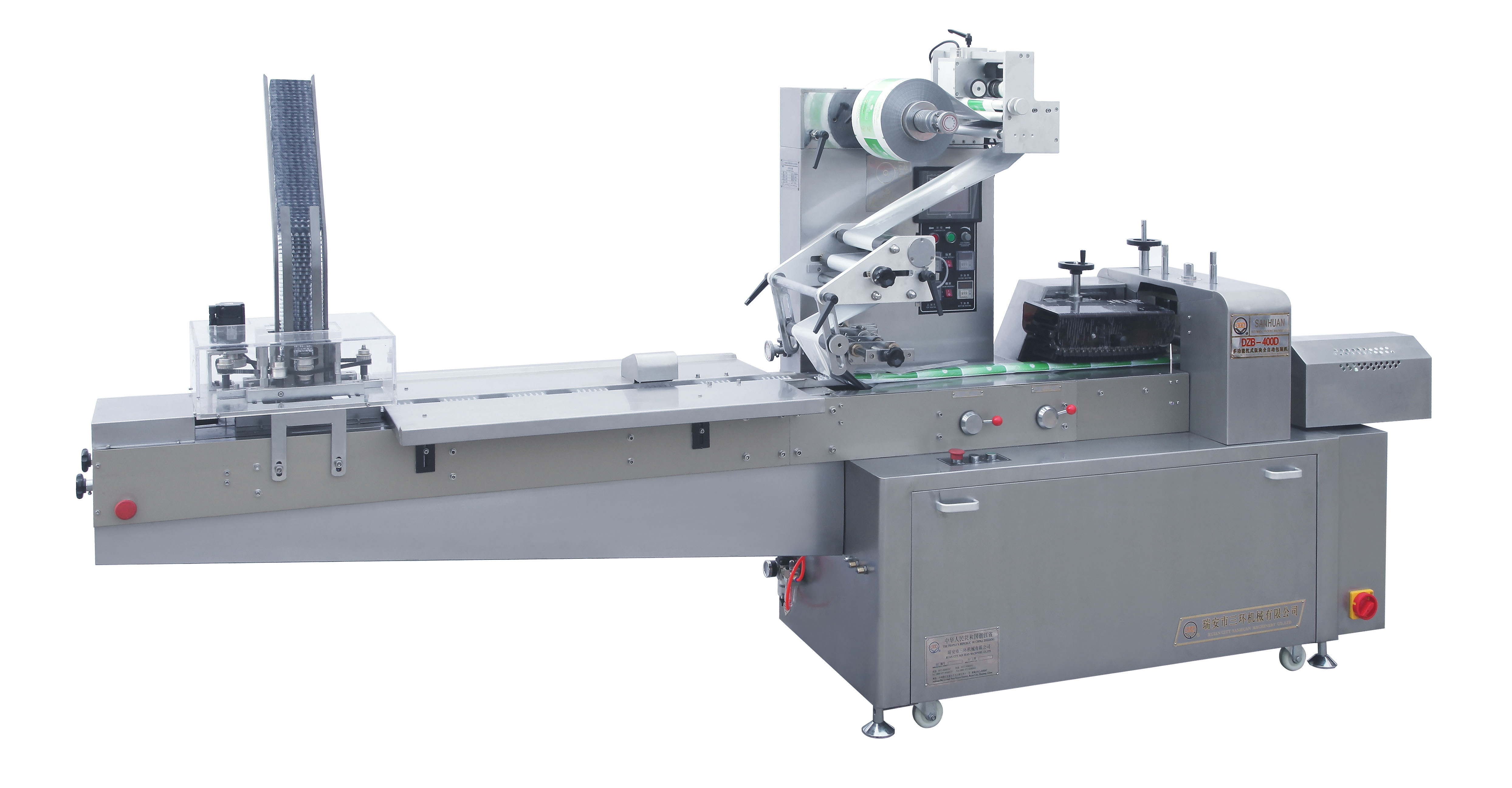 Wholesale Fully Automatic Feeder Horizontal Flow Wrapping Machine 220V 50Hz W30-180mm from china suppliers