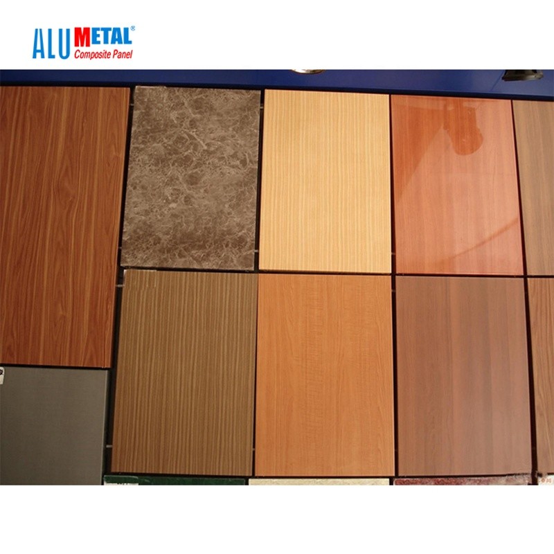 Wholesale Exterior Wall 3mm Wooden Aluminum Composite Panel Recycled from china suppliers