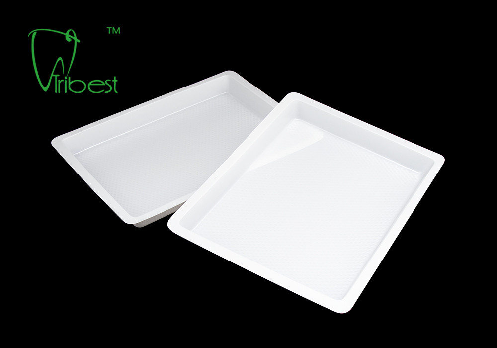 Wholesale White 6g/Pc 20.6x15.5cm Plastic Dental Tool Tray from china suppliers