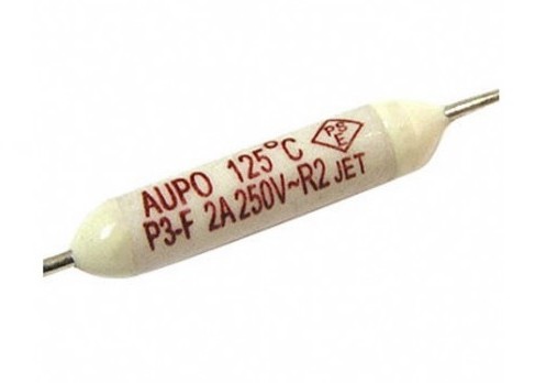 Wholesale Aupo P3-F Pico Subminiature Pellet Ceramic Thermal Fuse TF Cutoff 125C 250V 2A Axial Leaded For Air Conditioner from china suppliers