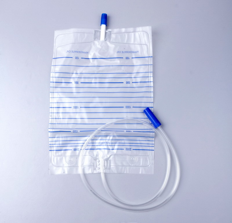 Disposable urine collector urine bag
