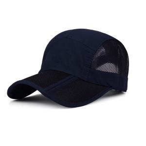 Wholesale Light Weight 5 Panel Camper Hat Sports Style Blank Mesh Back Breathable from china suppliers