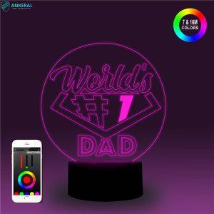 APP 3D Light World’s Best Dad Father’s Day Best Gifts