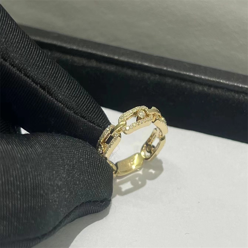 Wholesale Luxury Wedding 18k Gold Diamond Ring VVS Diamond Messika Diamond Ring from china suppliers