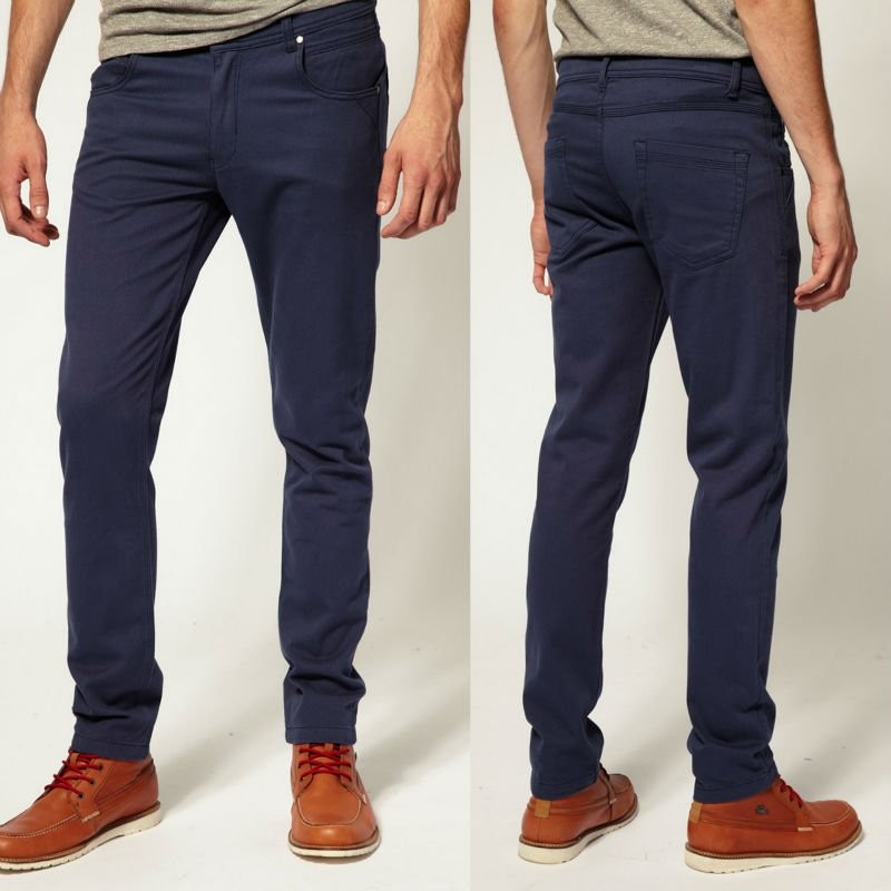 Wholesale indigo trousers chino narrow leg pants for men   from china suppliers