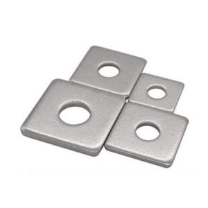 Wholesale Carbon Steel Square Flat Washers Custom Dimension For Reducing Vibration from china suppliers