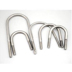 Wholesale Large U Bolts Stainless Steel , U Bolt For 6 Inch Pipe Bright Surface from china suppliers
