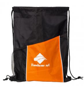Wholesale New Hot Selling Polyester Drawstring Bag with Pocket-HAD14022 from china suppliers