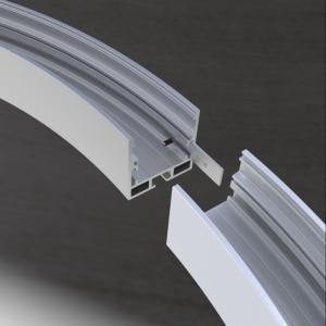 Wholesale 35*35mm Circular LED Profile Strip Extrusion Anodized Aluminium Alloy from china suppliers