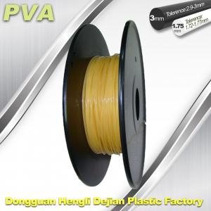 Wholesale Water Soluble Support Material PVA 3D Printing Filament 1.75 / 3.0 mm Natural from china suppliers