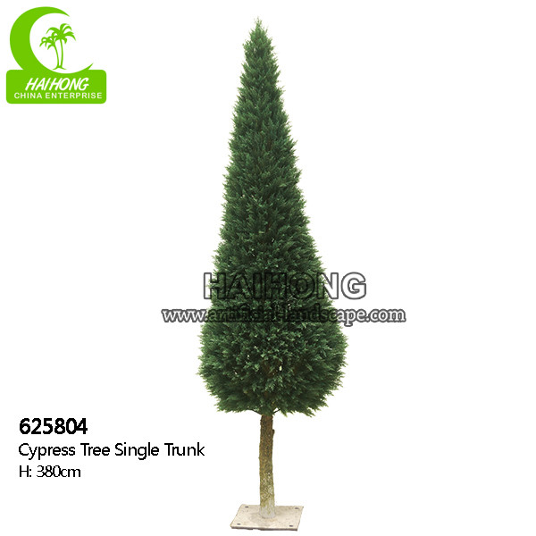 Wholesale Durable 3.8m Artificial Topiary Tree Outdoor , Artificial Cypress Trees Decorative from china suppliers