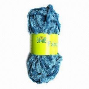 Wholesale Shining Polyester Chenille Yarn with Hand, Machine Polyester Knitting from china suppliers