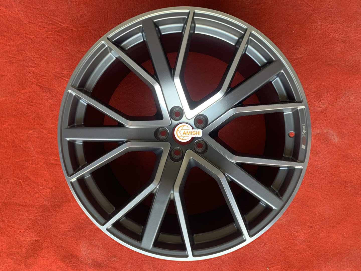 Wholesale Grey 5 Double Spoke ET26 22 Inch Aluminum Rims For Audi Q8 2020 from china suppliers