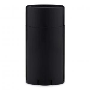 Wholesale Black Twist Up Oval Shape Solid Deodorant Container 50g from china suppliers