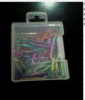 Wholesale Metallic color paper clips, Assorted Sizes, Assorted Colors,100pcs/box from china suppliers