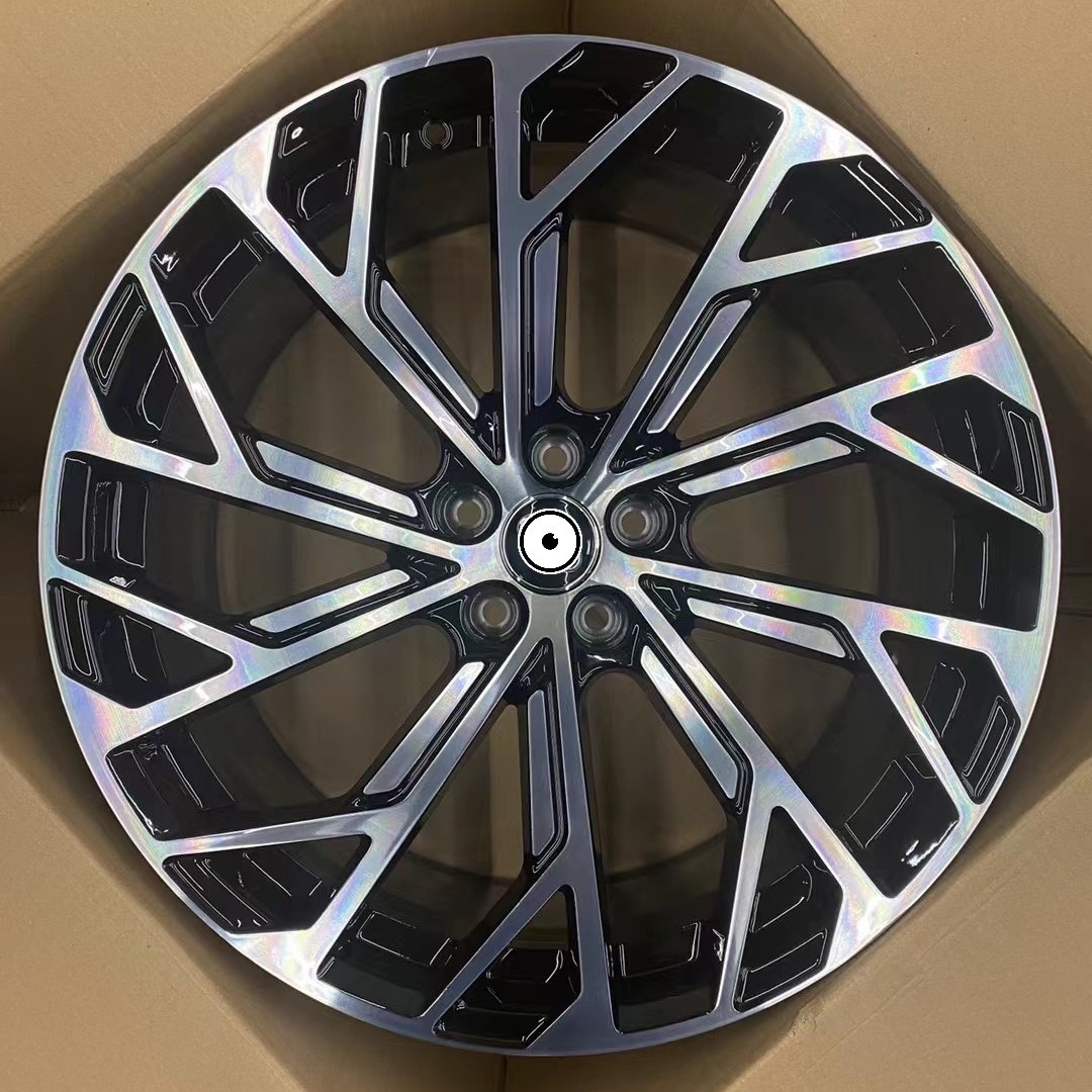 Wholesale 5*112 9J 21 Inch Alloy Multi Spoke Wheel Rims Fit Tire 265 35 ZR21 from china suppliers