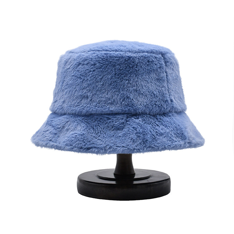 Buy cheap 2022 New Hats for Women Autumn Winter Bucket Hats Plush Soft Warm Fisherman Hat from wholesalers