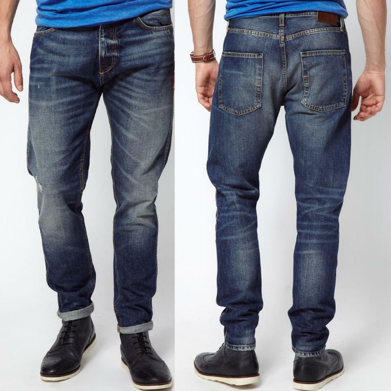 Wholesale New style cheap skinny jeans for men denim jeans in 100%cotton   from china suppliers