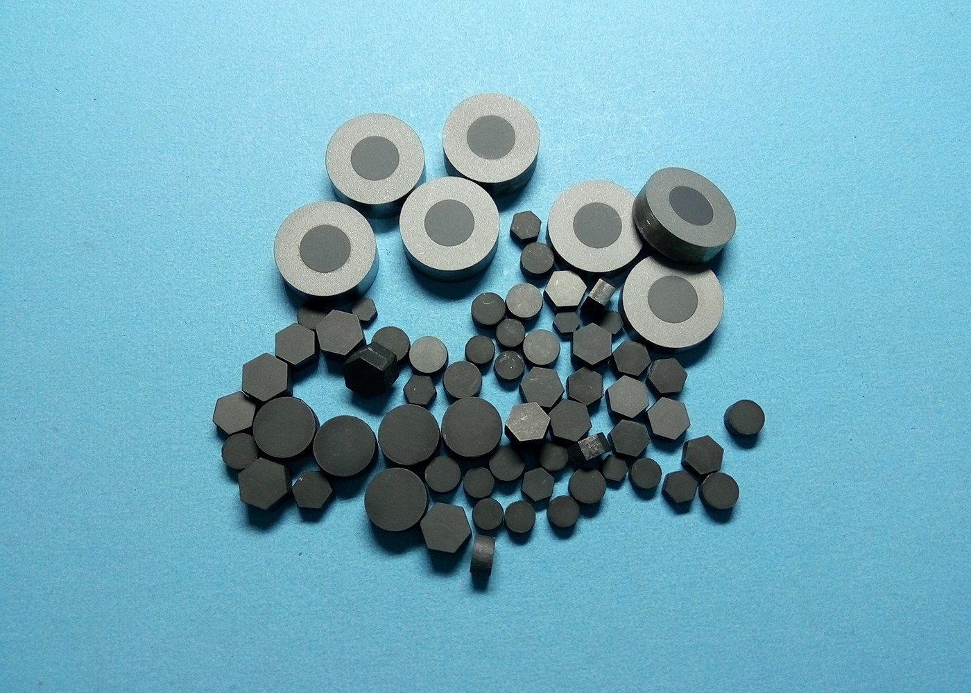 Diamond PCD Wire Drawing Die Blanks High Wear Resistance Hardness For Metal Wire