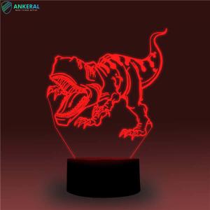 Wholesale Creative Dinosaur 3D Light APP Control 3D Lamps from china suppliers