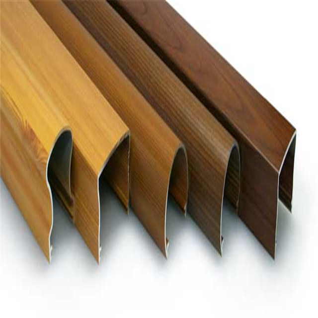Wholesale Wood Transfer 4mm ISO Standard Aluminium Extrusion Profiles from china suppliers