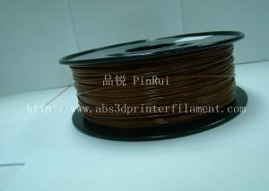 Wholesale Brown PLA Filament 3D Printer Materials 1kg / spool from china suppliers