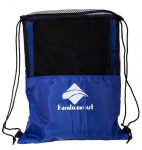 Wholesale Cheap Promotional Mesh Polyester Football Drawstring Bag-HAD14018 from china suppliers