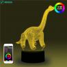 Buy cheap Factory Best Sellers Dinosaur 3D Night Light APP Control for Boys from wholesalers