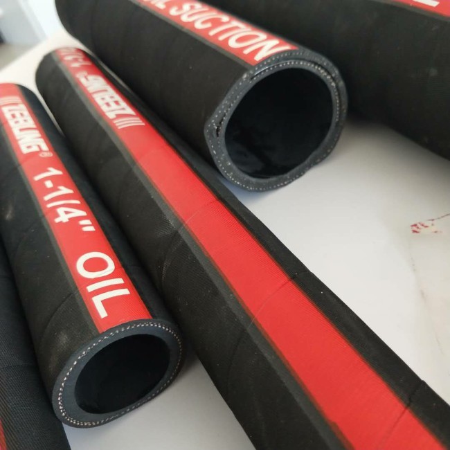 Wholesale Diesel Oil Rubber Hose 38mm Fuel Suction Hose With Helix Steel Wire Synethic Rubber from china suppliers