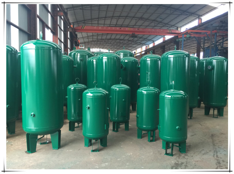 Wholesale Stable Pressure Air Compressor Receiver Tank , Air Compressor Vertical Storage Tank from china suppliers