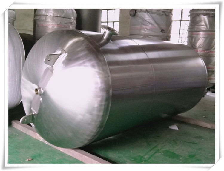Wholesale Customized Color Horizontal Air Receiver Tanks Carbon Steel / Stainless Steel from china suppliers
