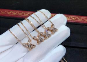 Wholesale Sophisticated 18K Gold Diamond Necklace ,  Jeux De Liens Necklace from china suppliers