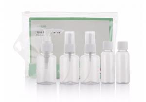 Wholesale Empty 5pcs Plastic Travel Bottle Set Cosmetic Packaging Custom Color ISO9001 from china suppliers