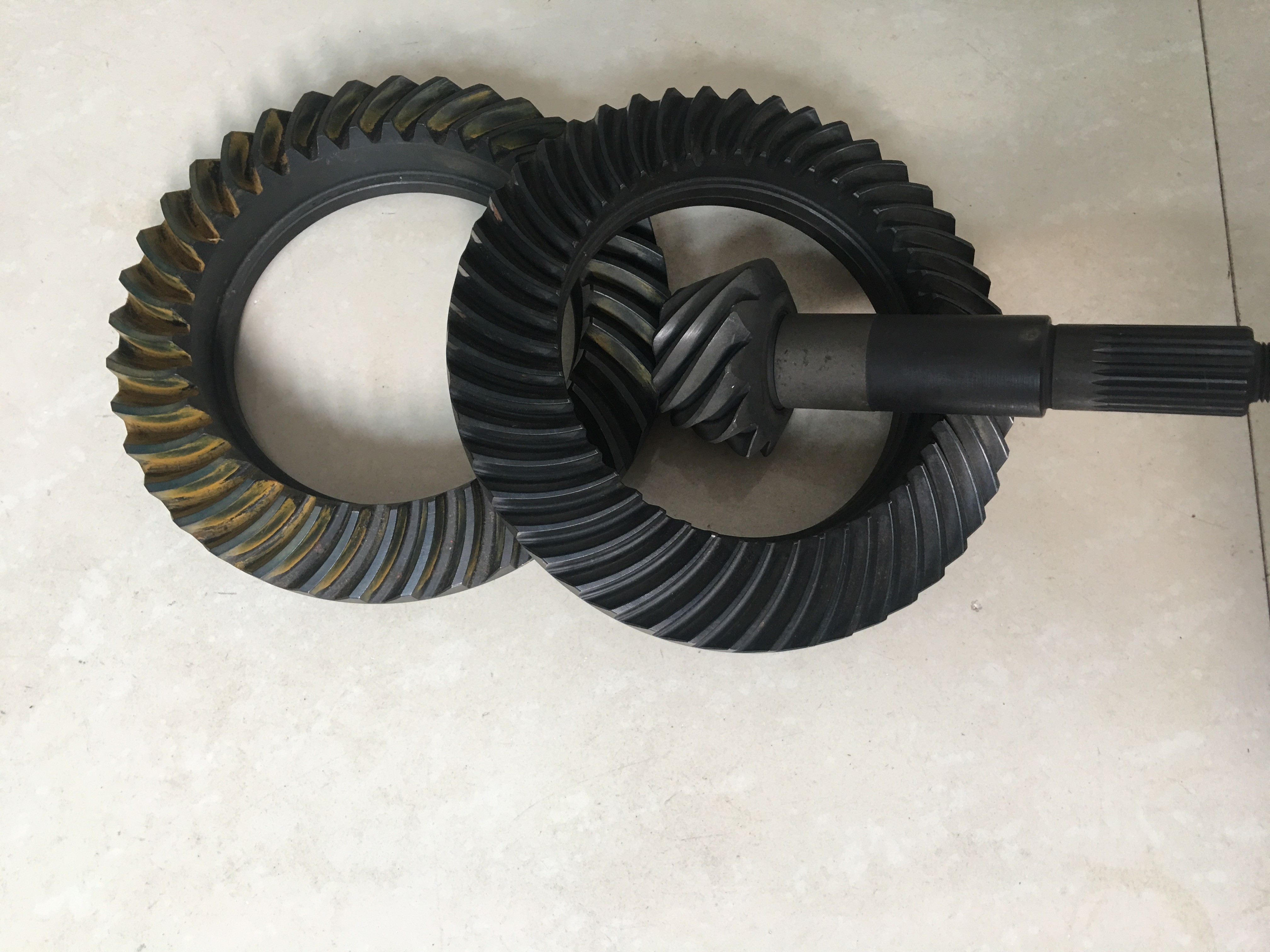 Wholesale Custom Ring And Pinion Gears , Spiral Crown And Pinion Gear Long Using Life from china suppliers