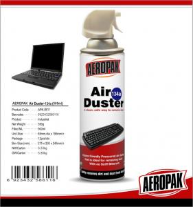 Wholesale Non Toxic Industrial Cleaning Products , Computer / Keyboard Air Duster Can from china suppliers