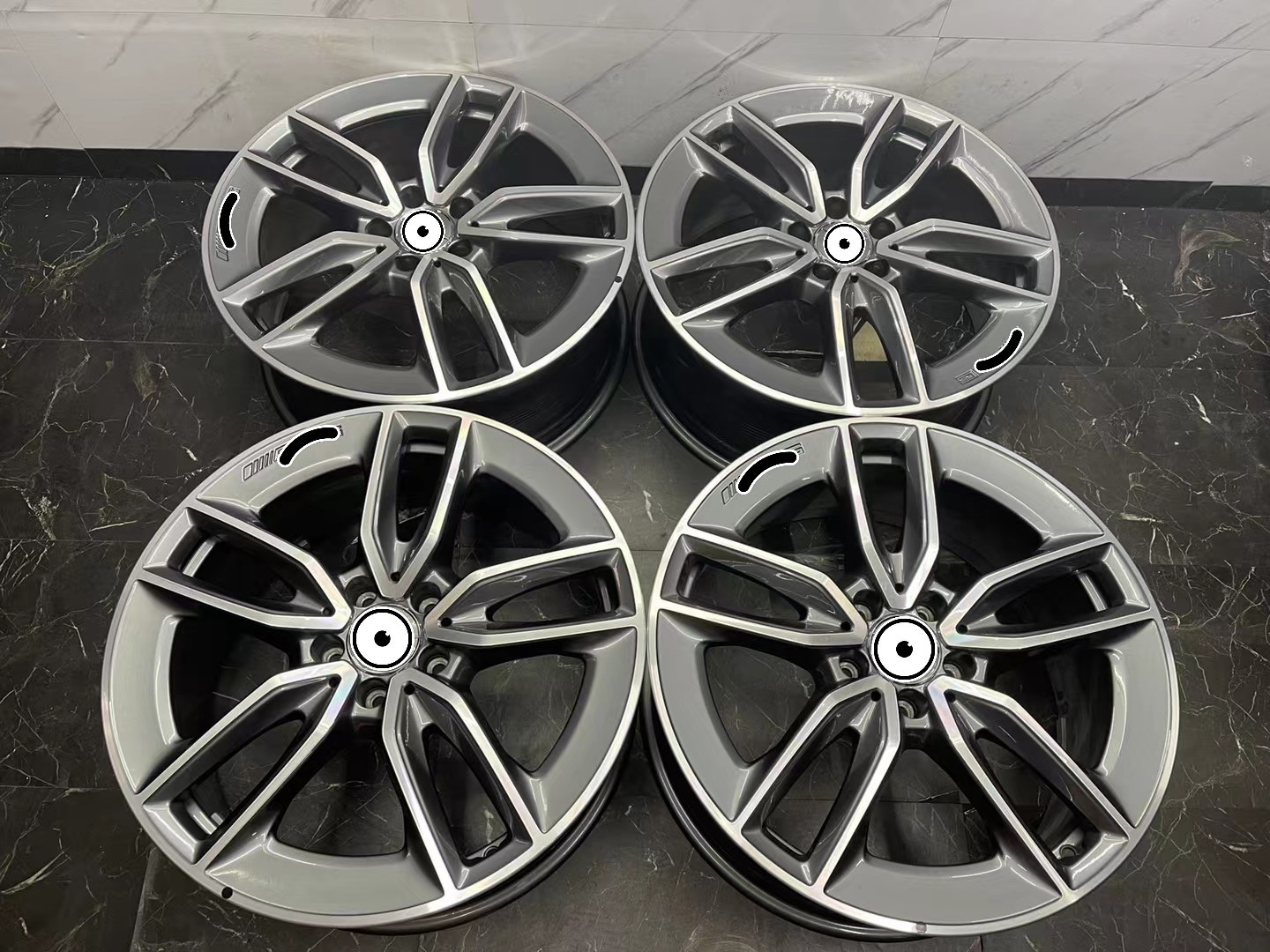 Wholesale 5-Double-Spokes 19 Inch Aluminum Rim Set Genuine Wheels for Mercedes-Benz GLB from china suppliers